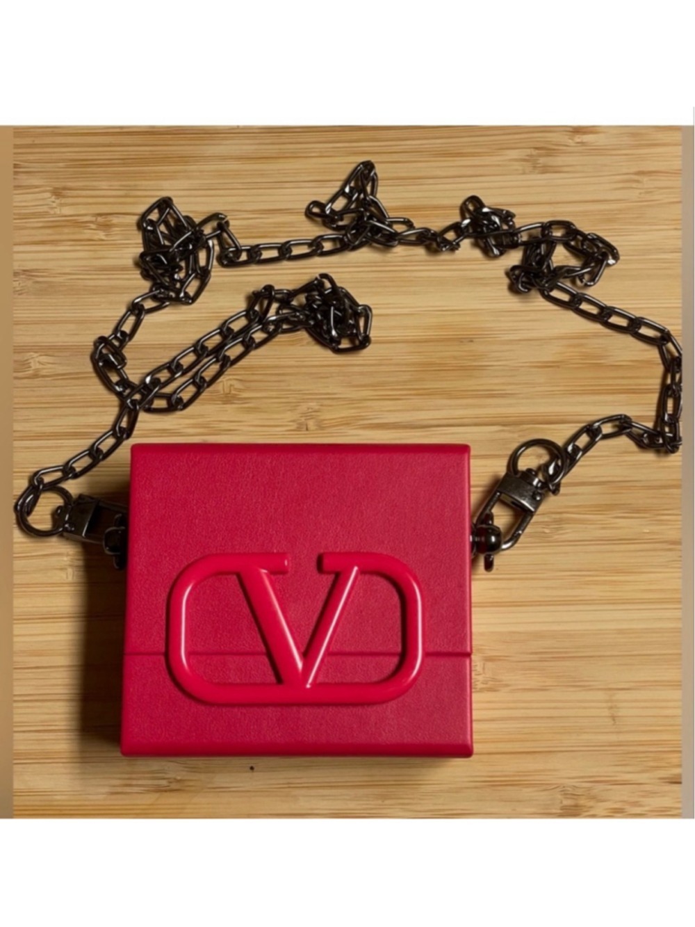 Valentino Rosso Valentino Lipstick Set Mini Clutch Case Red Luxury Makeup Gift